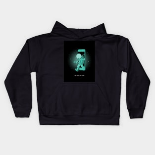 Just Visiting This Planet Kids Hoodie